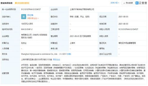 阿里巴巴關聯公司拓展業務版圖，新設公司涵蓋食品經營與互聯網信息服務